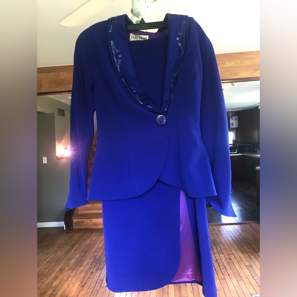 VTG Day Mor Couture Blazer & Skirt